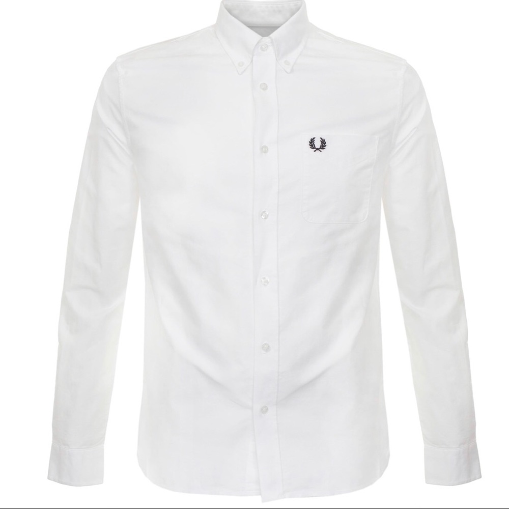 New Authentic Fred Perry white shirt in Large Size